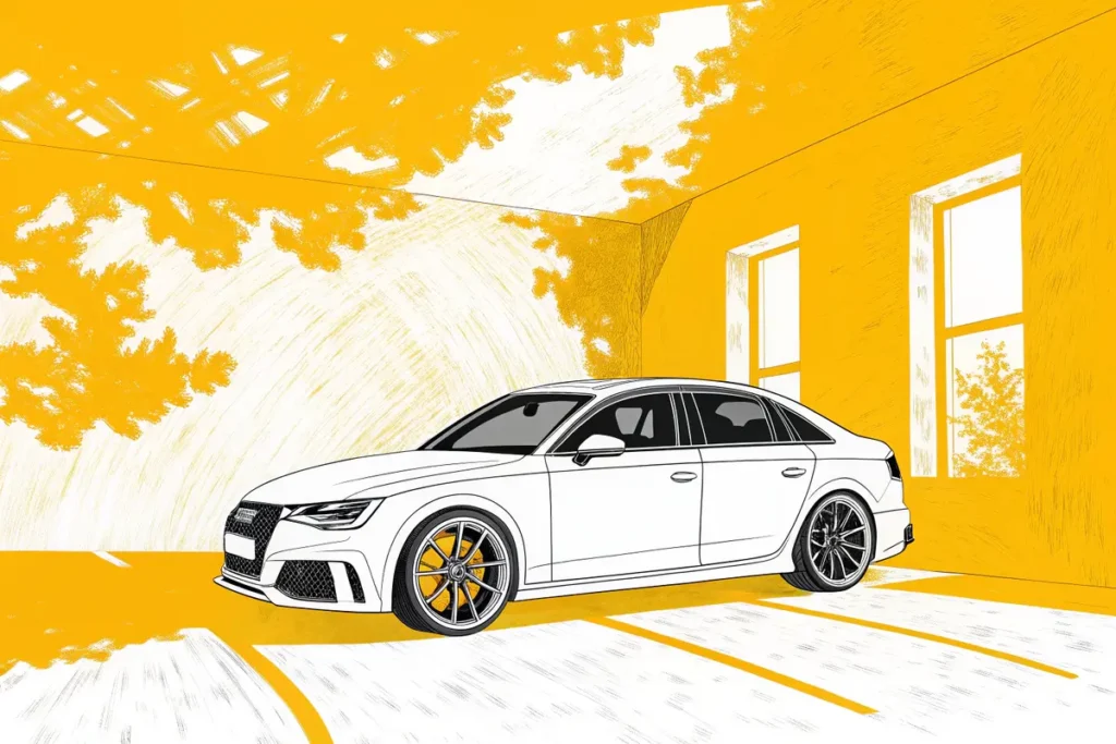 Audi RS4 gris Nardo : quand performance rencontre élégance sportive